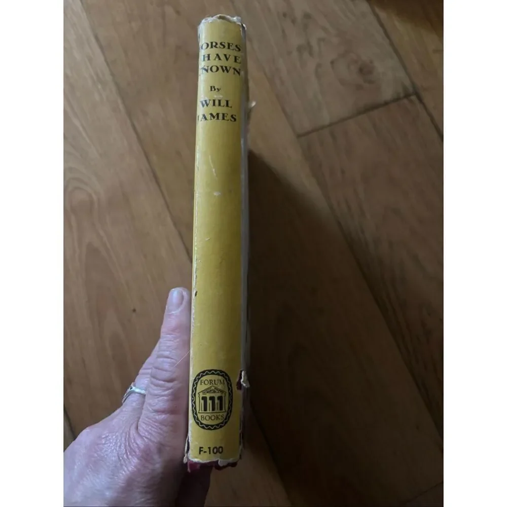 Horses I Have Known by Will James Hardcover with Dust Jacket